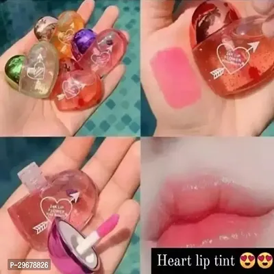 Heart Shape Lip Tint, Shimmery Finish Combo-thumb0