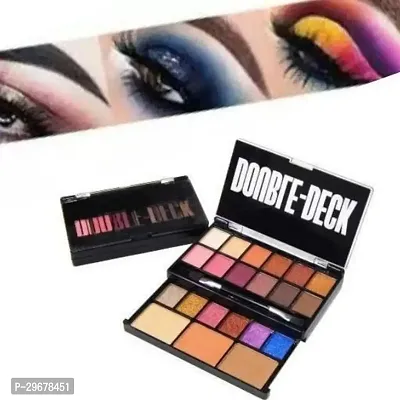 Double Deck 18 Color Matte And Shine Eyeshadow Palette-thumb0