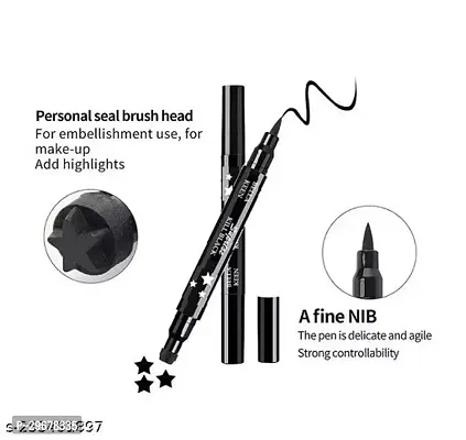 Eyeliner Stamp Wing-Liner, Dual-Ended Eyeliner Stamp, Waterproof Long Lasting (2 In 1 Eye Kit)-thumb0