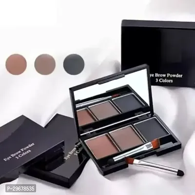 3 Colors Eyebrow Palette Long Lasting And Waterproof-thumb0