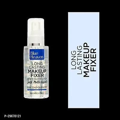 Bh Long Lasting Makeup Fixer Spray 1Pc- With Aloe Vera And Vitamin E- Make Up Fixer Spray For Women, Transparent, 115 Ml-thumb0