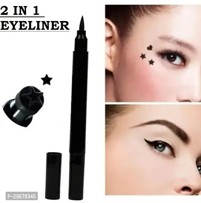 Eyeliner Stamp Wing-Liner, Dual-Ended Eyeliner Stamp, Waterproof Long Lasting (2 In 1 Eye Kit)-thumb0