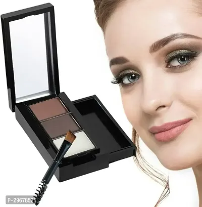 3 Colors Eyebrow Palette Long Lasting And Waterproof-thumb0