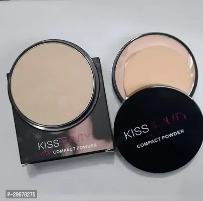 Kb Light Weight Matte Finish High Definition Compact Powder Soft Focus Natural Translucent Coverage-thumb0