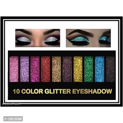 Glitter Eyeshadow Palette, 10 Colors Sparkle Shimmer-thumb0