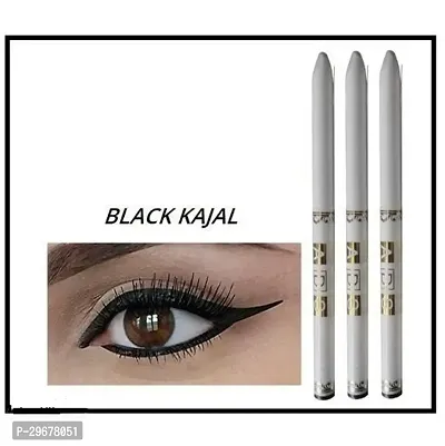 Asd Eye Care Kajal With Sketch Pen Eye Liner,Black, Set Of 12,Matte Finish-thumb0