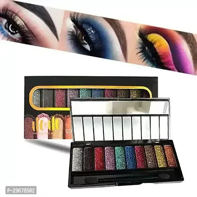 Glitter Eyeshadow Palette, 10 Colors Sparkle Shimmer-thumb0