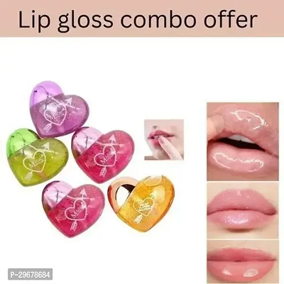 Heart Shape Lip Tint, Shimmery Finish Combo-thumb0