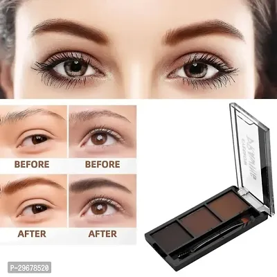 3 Colors Eyebrow Palette Long Lasting And Waterproof-thumb0