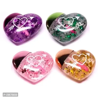 Heart Shape Lip Tint, Shimmery Finish Pack Of 4-thumb0