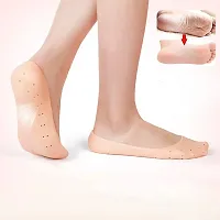 Silicone Socks For Crack Heels | Anti Crack Heel Moisturising Socks | Full Length |-thumb2