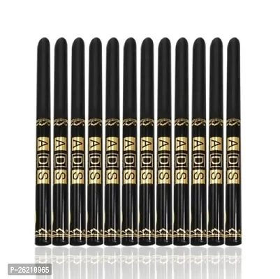 ASD 12pc-Set Black Kajal Pencil Waterproof long lasting For Women And Girls kajal Liner Combo waterproof smudge proof-thumb0