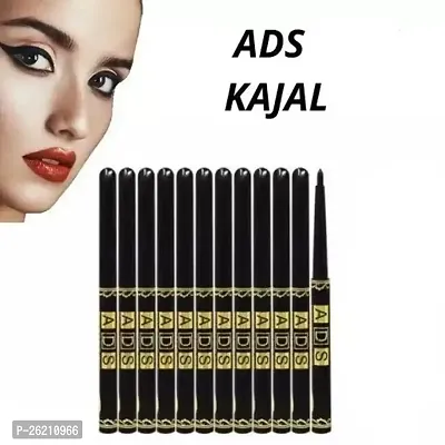 ASD 12pc-Set Black Kajal Pencil Waterproof long lasting For Women And Girls kajal Liner Combo waterproof smudge proof-thumb0