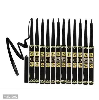 ASD 12pc-Set Black Kajal Pencil Waterproof long lasting For Women And Girls kajal Liner Combo waterproof smudge proof-thumb0