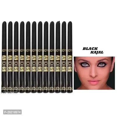 ASD 12pc-Set Black Kajal Pencil Waterproof long lasting For Women And Girls kajal Liner Combo waterproof smudge proof-thumb0