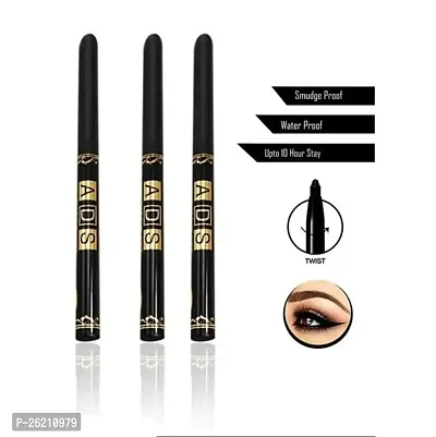 ASD 12pc-Set Black Kajal Pencil Waterproof long lasting For Women And Girls kajal Liner Combo waterproof smudge proof