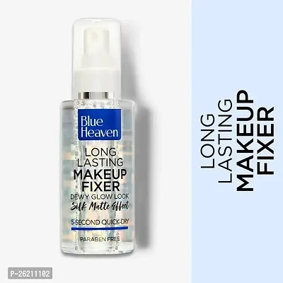 BH Long Lasting Makeup Fixer spray 1pc | With Aloe Vera and Vitamin E | make up fixer spray for women, Transparent, 115 ml-thumb0