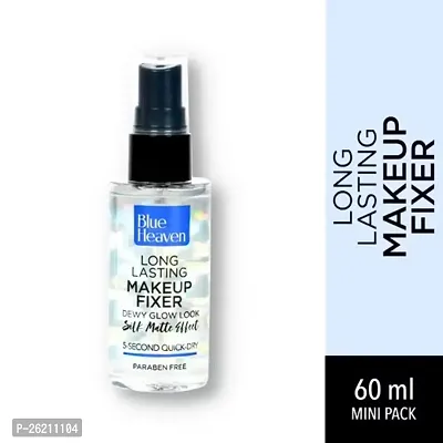 BH Long Lasting Makeup Fixer spray 1pc | With Aloe Vera and Vitamin E | make up fixer spray for women, Transparent, 115 ml