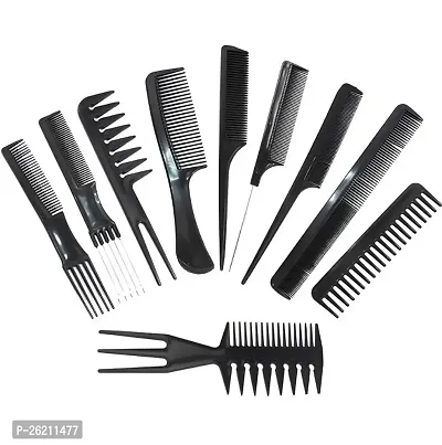 10PCS Hair Stylists Professional Styling Comb Set Variety Pack Great for All Hair Types  Styles-thumb0