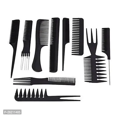 10PCS Hair Stylists Professional Styling Comb Set Variety Pack Great for All Hair Types  Styles-thumb0