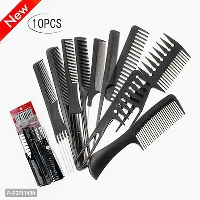 10PCS Hair Stylists Professional Styling Comb Set Variety Pack Great for All Hair Types  Styles