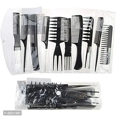 10PCS Hair Stylists Professional Styling Comb Set Variety Pack Great for All Hair Types  Styles