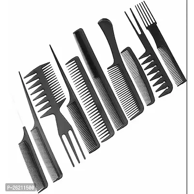 10PCS Hair Stylists Professional Styling Comb Set Variety Pack Great for All Hair Types  Styles-thumb0