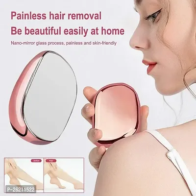 Crystal Hair Remover for Women and Men Upgraded Nano-crystalline Dots Technology Crystal Hair Eraser for Women Painless Hair Remover for Women Reusable Painless Hair Removal Stone-thumb0