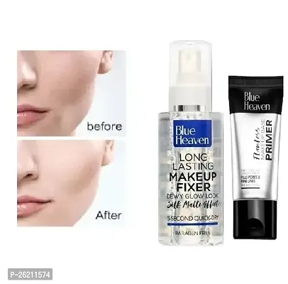 BH Primer  Fixer Combo Set, Transparent, 30 g + 60 ml