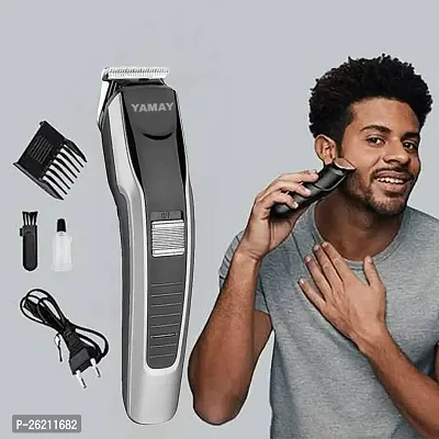 AT-538 echargeable Hair Beard Trimmer for Men Trendy Styler HTC Trimmer Stainless Steel Sharp Blade Beard Shaver