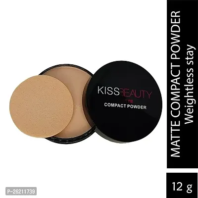 KB Light Weight Matte Finish High Definition Compact Powder Soft Focus Natural Translucent Coverage-thumb0