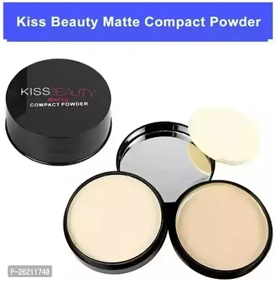 KB Light Weight Matte Finish High Definition Compact Powder Soft Focus Natural Translucent Coverage-thumb0