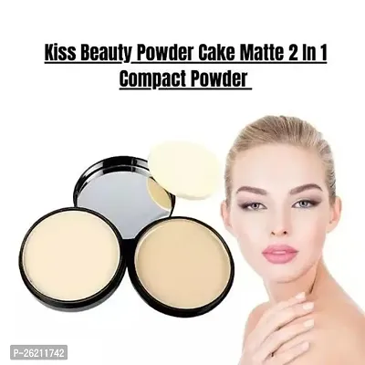 KB Light Weight Matte Finish High Definition Compact Powder Soft Focus Natural Translucent Coverage-thumb0