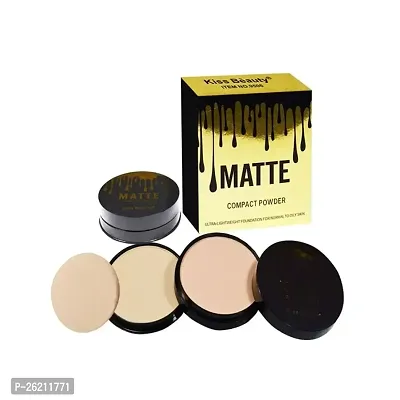 KB Matte Compact Powder for Flawless Skin 20 G Compact (Beige, 20 G)-thumb0