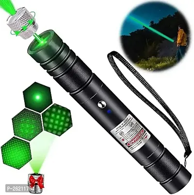 Laser Light Green High Power Laser Presentations Pointers with Star Cap Adjustable Focus Flashlight Long Range Strong Laser Pen for Teaching Outdoor  Astronomy