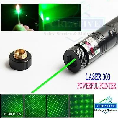 Laser Light Green High Power Laser Presentations Pointers with Star Cap Adjustable Focus Flashlight Long Range Strong Laser Pen for Teaching Outdoor  Astronomy