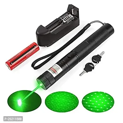 Laser Light Green High Power Laser Presentations Pointers with Star Cap Adjustable Focus Flashlight Long Range Strong Laser Pen for Teaching Outdoor  Astronomy-thumb0