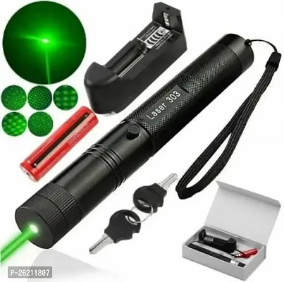 Laser Light Green High Power Laser Presentations Pointers with Star Cap Adjustable Focus Flashlight Long Range Strong Laser Pen for Teaching Outdoor  Astronomy