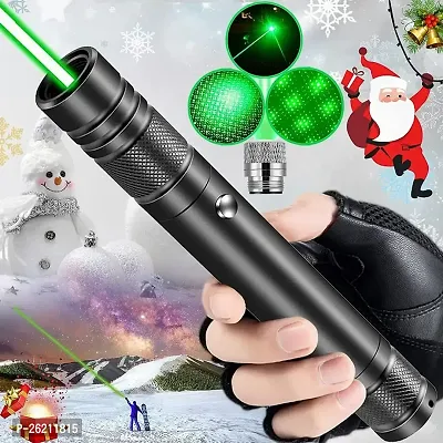 Laser Light Green High Power Laser Presentations Pointers with Star Cap Adjustable Focus Flashlight Long Range Strong Laser Pen for Teaching Outdoor  Astronomy