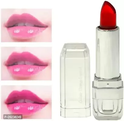 Colour Change Shimmery Gel Lipstick (Pack of 1)-Multicolour-thumb0