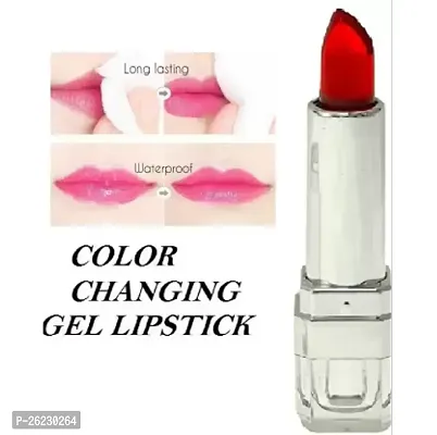 Colour Change Shimmery Gel Lipstick (Pack of 1)-Multicolour-thumb0