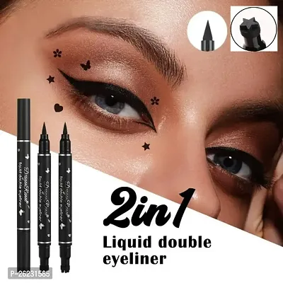 Eyeliner Stamp Wing-liner, Dual-ended Eyeliner Stamp, Waterproof L