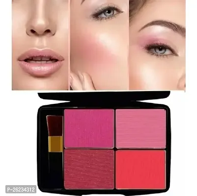 4 in 1 makeup blusher for women and girls pack of 1