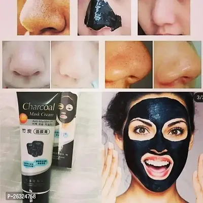 Charcoal Peel Off Mask for Men  Women | Removes Blackheads and Whiteheads | Active Cooling Effect | Deep Skin Purifying Cleansing (pack of 2)