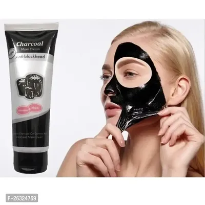 Charcoal Peel Off Mask for Men  Women | Removes Blackheads and Whiteheads | Active Cooling Effect | Deep Skin Purifying Cleansing (pack of 2)