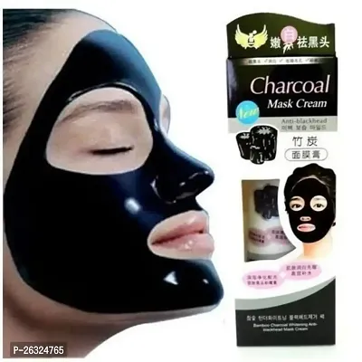 Charcoal Peel Off Mask for Men  Women | Removes Blackheads and Whiteheads | Active Cooling Effect | Deep Skin Purifying Cleansing (pack of 2)-thumb0