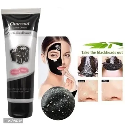 Charcoal Peel Off Mask for Men  Women | Removes Blackheads and Whiteheads | Active Cooling Effect | Deep Skin Purifying Cleansing (pack of 2)