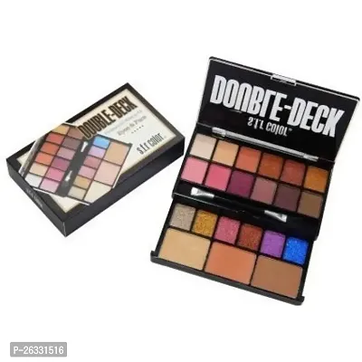 Double deck 18 color matte and shine eyeshadow palette-thumb0