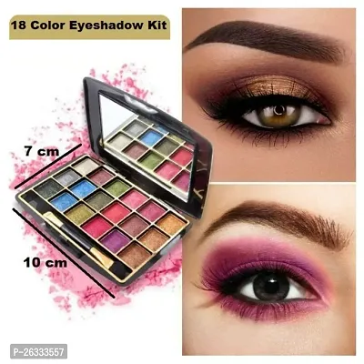 18 Color eye shadow palette| shimmer eye shadow palette| nude eye shadow palette| dusky eye shadow palette| Smokey eye shadow palette-thumb0