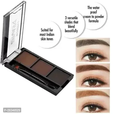 3 Colors Eyebrow palette LONG LASTING AND Waterproof